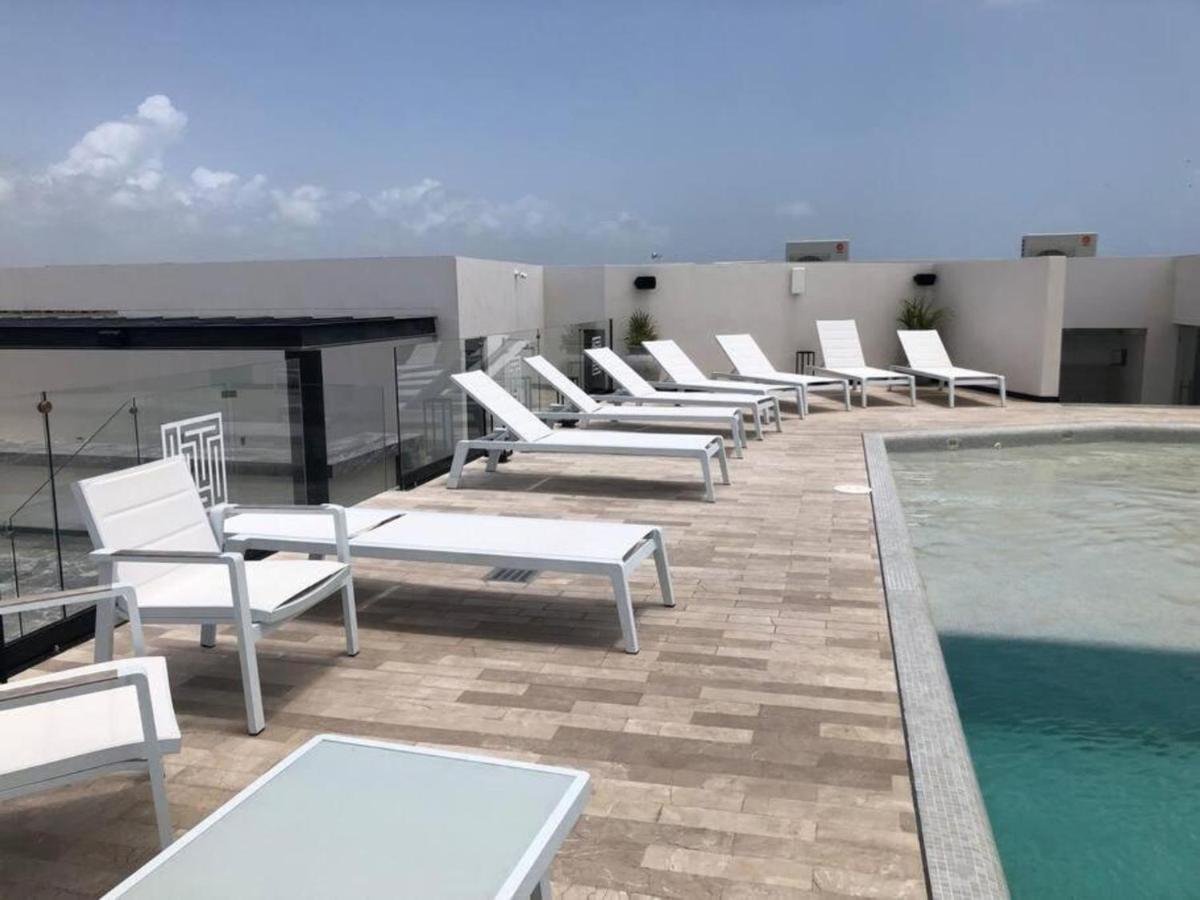 Deluxe Aparment Whit Beach & Ocean View 8 Pax Playa del Carmen Buitenkant foto