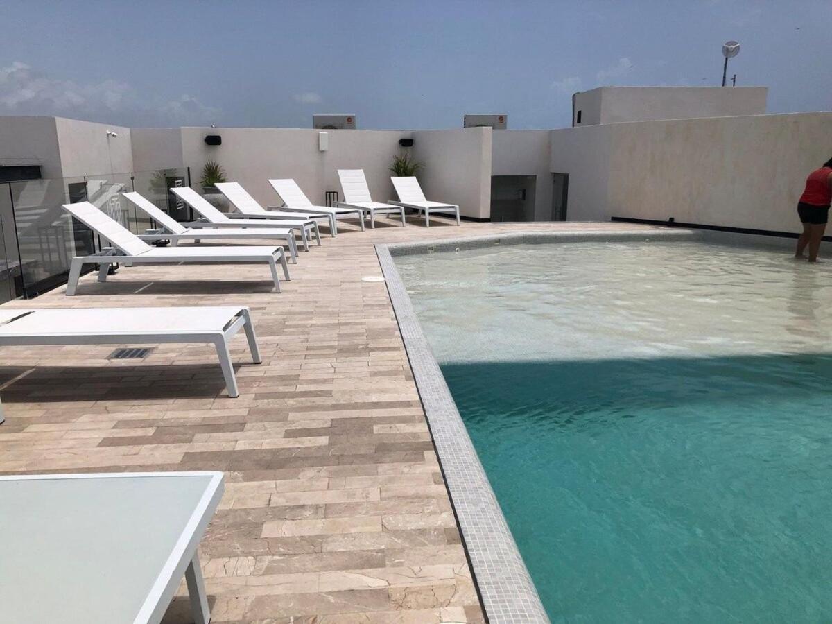 Deluxe Aparment Whit Beach & Ocean View 8 Pax Playa del Carmen Buitenkant foto